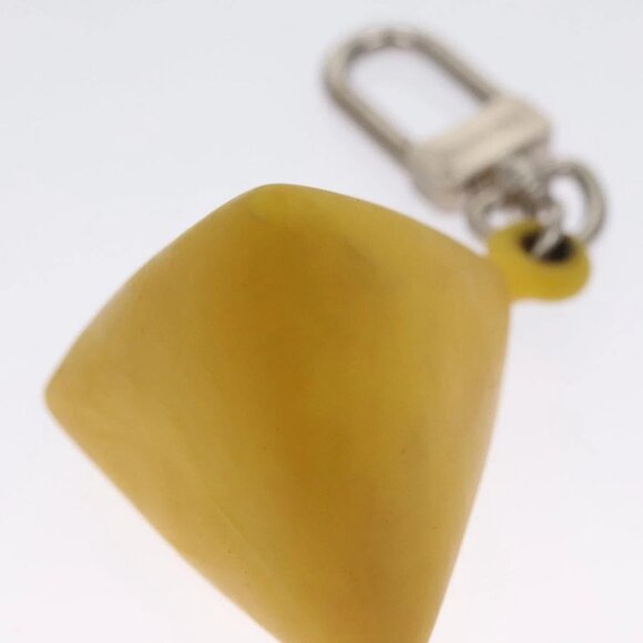 LOUIS VUITTON Charm metal Yellow LV Auth - Picture 6 of 16